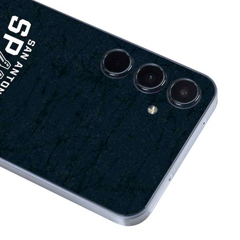 NBA San Antonio Spurs Distressed Galaxy A36 5G Skin